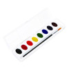 Watercolors, 8 Assorted Colors, Palette Tray, 36/Carton
