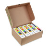 Watercolors, 8 Assorted Colors, Palette Tray, 36/Carton