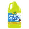 Washable Paint, Yellow, 1 Gal Bottle
