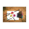 Brush And Detail Dual Ended Markers, Extra-Fine Brush/Bullet Tips, Assorted Colors, 16/Set