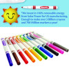 Non-Washable Marker, Fine Bullet Tip, Assorted Classic Colors, 10/Pack