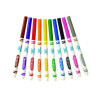 Ultra-Clean Washable Markers, Fine Bullet Tip, Assorted Colors, Dozen