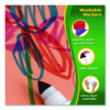 Ultra-Clean Washable Markers, Broad Bullet Tip, Assorted Colors, 10/Pack