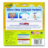 Ultra-Clean Washable Markers, Broad Bullet Tip, Assorted Bright Colors, 10/Pack