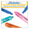 Super Clicks Retractable Markers, Assorted Bullet Tip Sizes, Assorted Colors, 10/Pack