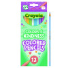 Colors Of Kindness Colored Pencils, Assorted Lead And Barrel Colors, 12/Box