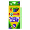 Long-Length Colored Pencil Set, 3.3 Mm, 2B, Assorted Lead And Barrel Colors, Dozen