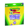 Long-Length Colored Pencil Set, 3.3 Mm, 2B, Assorted Lead And Barrel Colors, 50/Box