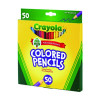Long-Length Colored Pencil Set, 3.3 Mm, 2B, Assorted Lead And Barrel Colors, 50/Box