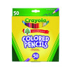 Long-Length Colored Pencil Set, 3.3 Mm, 2B, Assorted Lead And Barrel Colors, 50/Box