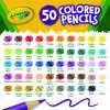 Long-Length Colored Pencil Set, 3.3 Mm, 2B, Assorted Lead And Barrel Colors, 50/Box
