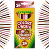 Colors Of The World Colored Pencils, Assorted Lead And Barrel Colors, 24/Pack