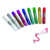 Washable Glitter Glue, 0.35 Oz, Assorted Colors, 9/Pack