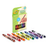 Washable Tripod Grip Crayons, Regular Size, 8 Assorted Colors, 8/Box