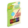 Washable Tripod Grip Crayons, Regular Size, 8 Assorted Colors, 8/Box