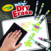Washable Dry Erase Crayons With Built-In Sharpener And E-Z Erase Cloth, Large Size, 0.44 x 4, 8 Assorted Bright Colors, 8/Box