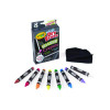 Washable Dry Erase Crayons With Built-In Sharpener And E-Z Erase Cloth, Large Size, 0.44 x 4, 8 Assorted Bright Colors, 8/Box