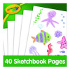 Wirebound Sketchbook, Animal Animations Gold/Green Cover, Unruled, (40) White 9 x 9 Sheets