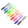 Super Washable Markers, Broad Bullet Tip, Assorted Colors, 10/Set