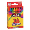 Crayons, Regular Size, 16 Assorted Colors, 16/Set