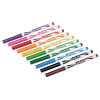 Super Washable Markers, Fine Bullet Tip, Assorted Colors, 10/Set