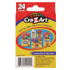 School Quality Crayon, Assorted Colors, 24/Box