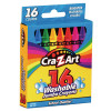 Washable Jumbo Crayons, Jumbo Size, 16 Assorted Colors, 16/Pack