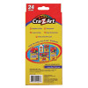 Colored Pencils, 24 Assorted Lead And Barrel Colors, 24/Set