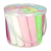 Washable Sidewalk Jumbo Chalk In Storage Bucket With Lid And Handle, 12.63", 20 Assorted Colors
