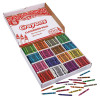 Crayons Classpack With Compartmentalized Storage Box, Regular Size, 16 Assorted Colors, 800/Pack