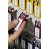 Locking Key Cabinet, 72-Key, Brushed Aluminum, Silver, 11.75" x 4.63" x 15.75"