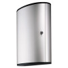 Locking Key Cabinet, 72-Key, Brushed Aluminum, Silver, 11.75" x 4.63" x 15.75"
