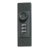 Locking Key Cabinet, 36-Key, Brushed Aluminum, Silver, 11.75 X 4.63 X 11