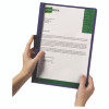 Duraclip Report Cover, Clip Fastener, 8.5 x 11, Holds 60 Sheets, Clear/Black, 25/Box