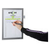Duraframe Note Sign Holder, 8.5 x 11, Silver Frame