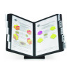 Vario Document Holder, 10 Panels 15.5 x 6.5 x 10.75, Black Borders