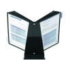 Vario Document Holder, 10 Panels 15.5 x 6.5 x 10.75, Black Borders