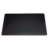 Anti-Slip Contoured Edge Pvc Desk Pad, 20.5" x 25.5", Black