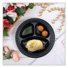 Quiet Class Laminated Foam Dinnerware, Plate, 10.25" Dia, Black, 125/Pack, 4 Packs/Carton
