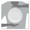 Quiet Classic Laminated Foam Dinnerware, Plate, 10" Dia, White, 500/Carton