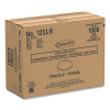Non-Vented Cup Lids, Fits 10 Oz To 14 Oz Hot Cups/6 Oz To 8 Oz Food Containers/6 Oz Bowls; Plastic, Clear, 1,000/Carton