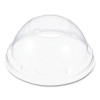 Cappuccino Dome Sipper Lids, Fits 30 Oz To 32 Oz Hot Cups, Plastic, Clear, 50/Pack, 20 Packs/Carton
