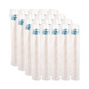 J Cup Insulated Foam Pedestal Cups, 32 Oz, White/Teal, 25/Sleeve, 20 Sleeves/Carton