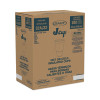 J Cup Insulated Foam Pedestal Cups, 32 Oz, White/Teal, 25/Sleeve, 20 Sleeves/Carton