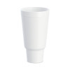 J Cup Insulated Foam Pedestal Cups, 44 Oz, White, 300/Carton