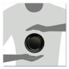 Quiet Classic Laminated Foam Dinnerware Plates, 6" Dia, Black, 125/Pack, 8 Packs/Carton