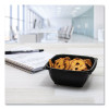 Presentabowls Pro Black Square Bowls, 12 Oz, 5 x 5 x 2, Black, Plastic, 63/Bag, 8 Bags/Carton