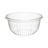 Presentabowls Clear Bowls, 16 Oz, Plastic, 63/Bag, 8 Bags/Carton, 504 Bowls/Carton