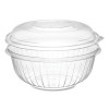 Presentabowls Bowl/Lid Combo-Paks, 32 Oz, Clear, Plastic, 63/Pack, 4 Pack/Carton
