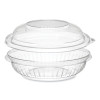 Presentabowls Bowl/Lid Combo-Paks, 8 Oz, Clear, Plastic, 63/Pack, 4 Packs/Carton